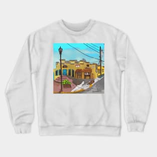 Store front in Old Town, Albuquerque New Mexico Crewneck Sweatshirt